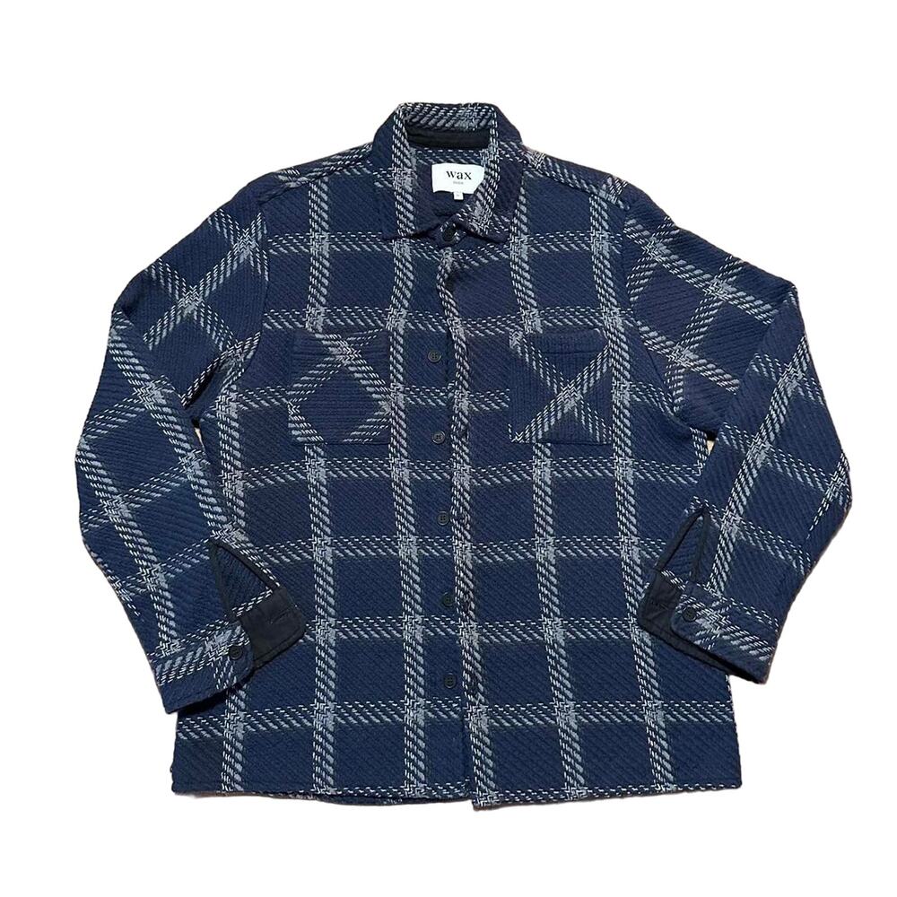 Wax london woven button